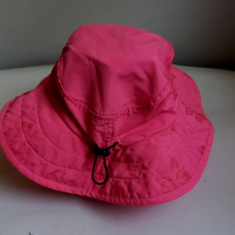 HIBISCUS PINK GIRLS SUMMER HAT